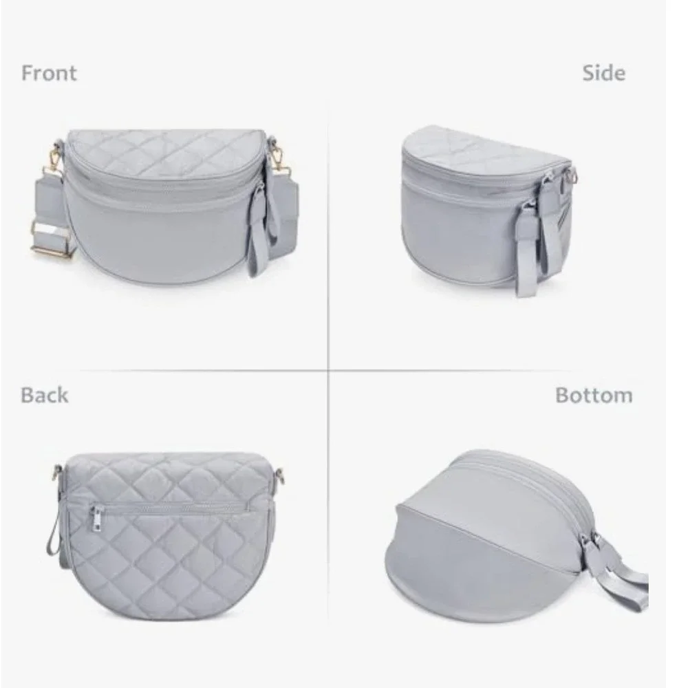 Oscaurt Crossbody Bag for Women, Elegant Fanny Pack Waterproof Waist Bag